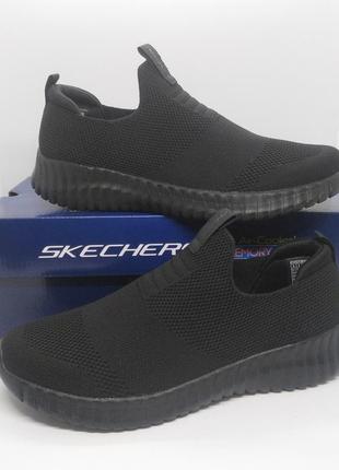 Стрейч кроссовки слипоны skechers оригинал1 фото