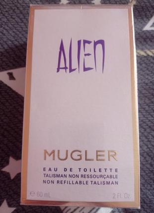 Новая туалетная вода mugler alien