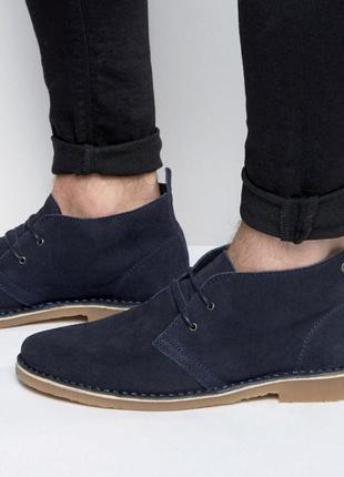 Ботинки мужские из натуральной замши от датского бренда jack &jones