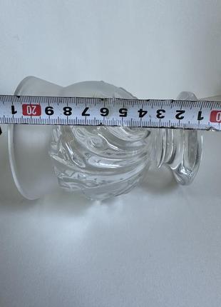 Lalique satin crystal хрусталь сатин винтажная ваза