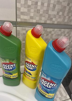 Средство для чистки унитаза agent max,1л