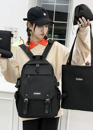 Женский школьный подростковый рюкзак для девочки набор 5 в 14 фото