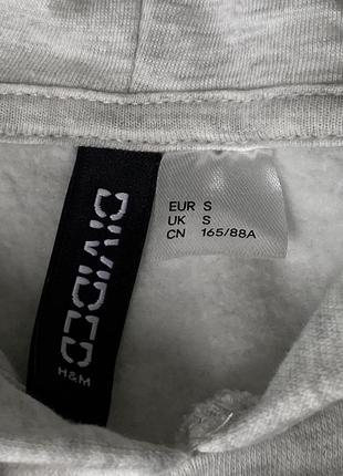 Худі h&m s світло-сіре5 фото