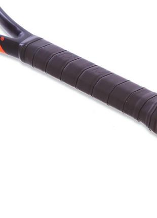 Ракетка для великого тенісу в чохлі odear x-fire t55 чорний-помаранчевий4 фото