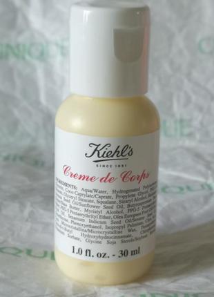 Creme de corps kiehl's насичений поживний крем для тіла kiehls, 30 мл