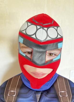 Шапка шлем к костюму супергероя