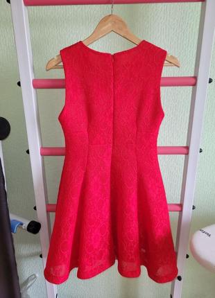 Платье красное christian dior5 фото