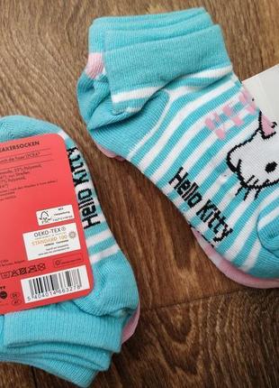 Набір короткі шкарпетки disney hello kitty р. 23-267 фото