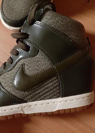 ❗❗❗идеальные сникерсы + футболка nike wmns dunk sky hi essential р. 37,57 фото