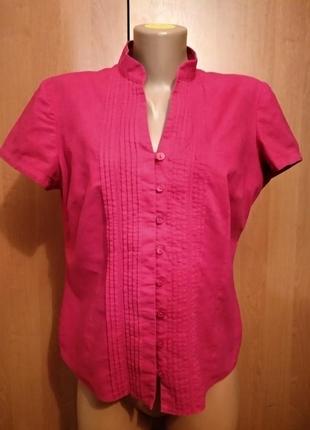 Красива блуза льняна льон і бавовна пог 54 см