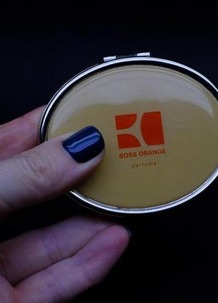 Стильный брендовый аксессуар люстерко зеркальце косметичка hugo boss