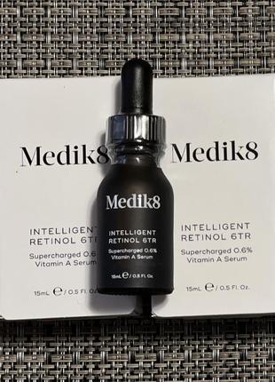 Антивікова сироватка для обличчя з вітаміном а 0,6% - medik8 intelligent retinol 6tr