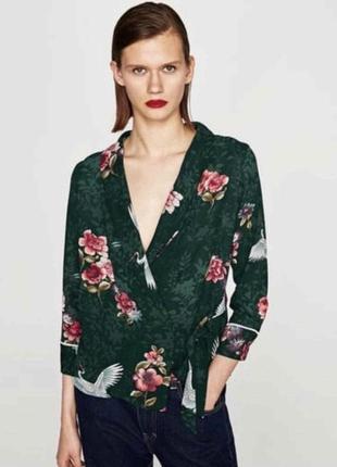 Блузка zara легкая