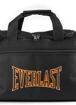 Спортивная сумка everlast orange черная для спортзала фитнеса и тренировок  на 36 литра в поездку3 фото