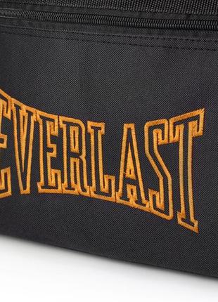 Спортивная сумка everlast orange черная для спортзала фитнеса и тренировок  на 36 литра в поездку7 фото