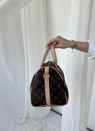 Сумочка в стилі lv brown/beige, сумка с логотипом, с лого луи виттон6 фото