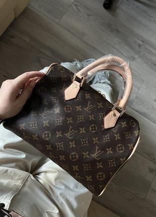 Сумочка в стилі lv brown/beige, сумка з логотипом, з лого луі віттон