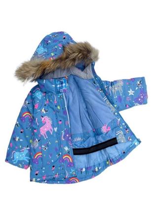Зимний костюм для девочки lassye н23-0363 фото