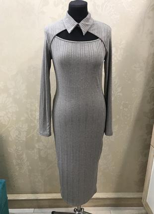 Плаття міді в рубчик primark