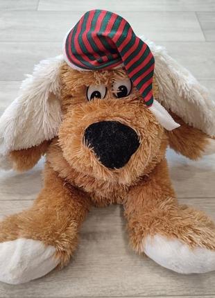 Мягкая собачка в шляпе