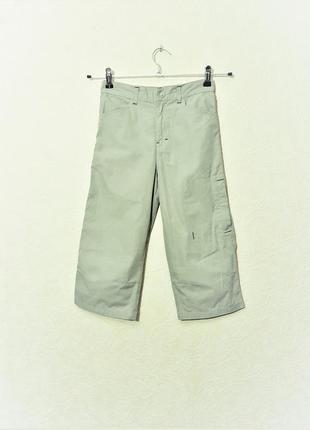 Marks&spencer капри бриджи серые летние в поясе резинка широкие свободные на мальчика 9-10лет