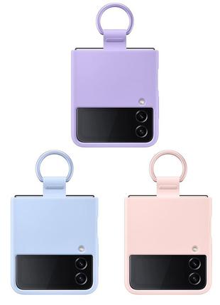 Силіконовий чохол samsung ef-pf721 з кільцем для galaxy z flip 4