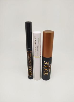 Набор для глаз lancome lash idole waterproof liner cils booster xl cils booster lash idole mascara