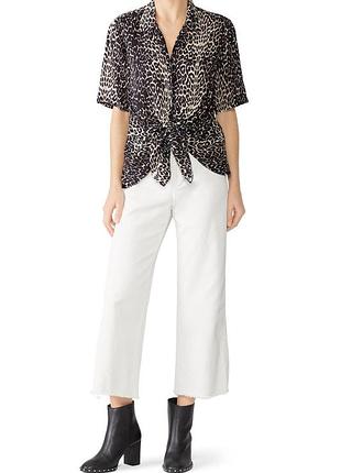 Блуза  сорочка топ тваринний принт allsaints