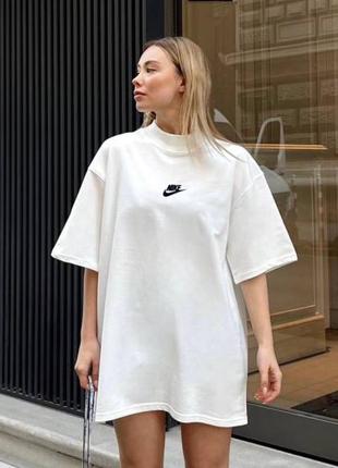 Новинка📣 премиум футболка унисекс с принтом в стиле найк nike red стильная свободного кроя с высоким горлом качественная