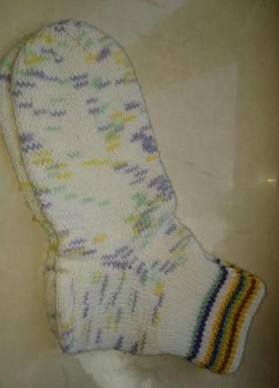 Вязанные носки ручной работы 39-401 фото