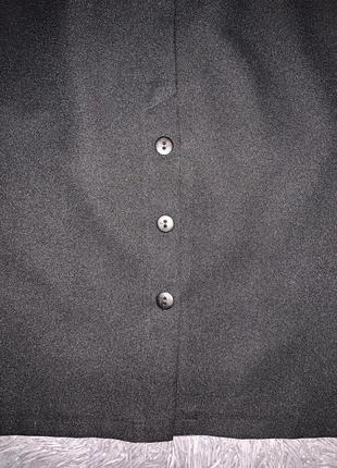 Стильная/классическая/летняя юбочка чёрного цвета! бренд silbor fashion7 фото