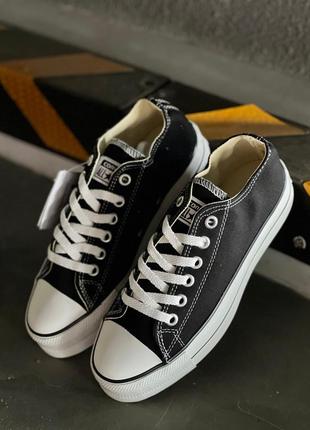 Кеди converse all star low black