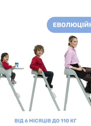 Стульчик для кормления 3 в 1 chicco crescendo up4 фото