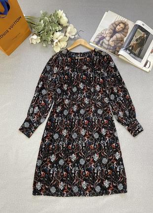 Легкое шифоновое платье в принт