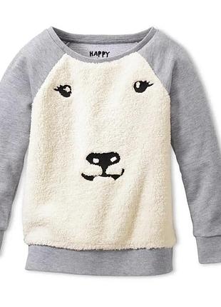 Світшот з принтом білого ведмедя