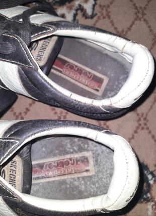 Мужские кросовки кожаные