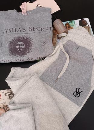 Ідея подарунка бавовняний комплект фліс m оригінал victoria's secret виктория сикрет вікторія сікрет7 фото