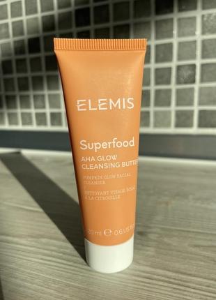 Elemis superfood aha glow cleansing butter очищения