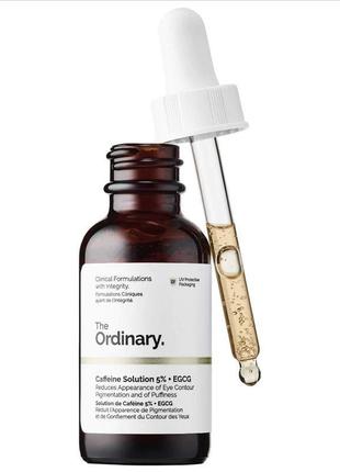 The ordinary - сыворотка под глаза с кофеином и зеленым чаем - caffeine solution 5% + egcg2 фото