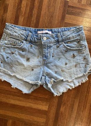 Шорты джинсовые zara