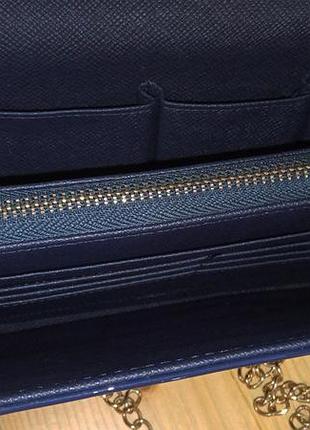 🔥сумка клатч 👜 жіноча синя нова 7