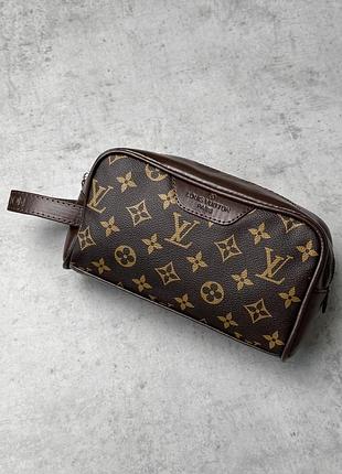 Клатч louis vuitton коричневий