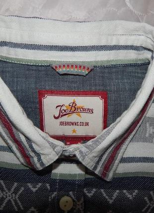 Мужская теплая рубашка с длинным рукавом joe browns оригинал р.48 006rtx (только в указанном размере,5 фото