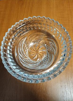 Кришталева цукерниця, вазочка, салатниця