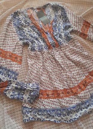 Легкая принтованная блуза для будущих мам blooming marvellous от mothercare