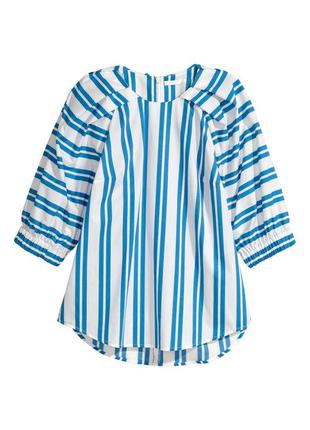 H&m блуза рубашка сорочка блузка в смужку, розмір 38 s m