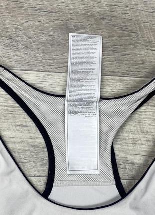 Nike fit dry топик 163 см s размер спортивный женский белый оригинал3 фото