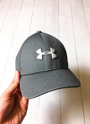 Детская серая спортивная кепка бейсболка under armour андер. детский s m 52 53 см