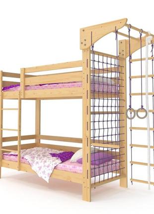 Sportbaby двоярусне спортивне ліжко (babyson 8) 80x190см