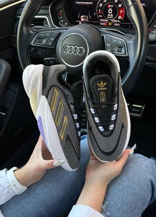 Спортивні жіночі темно сірі кросівки  adidas ozelia 🆕 адідас озелія